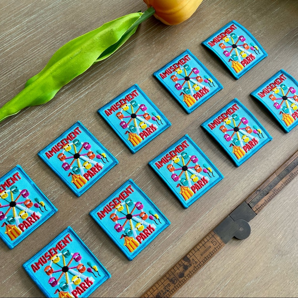 NEW Amusement Park Fun Patches, Bundle of 10 • Scout Troop Patch, Girl Scouts